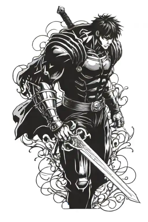 Guts Berserk Manga