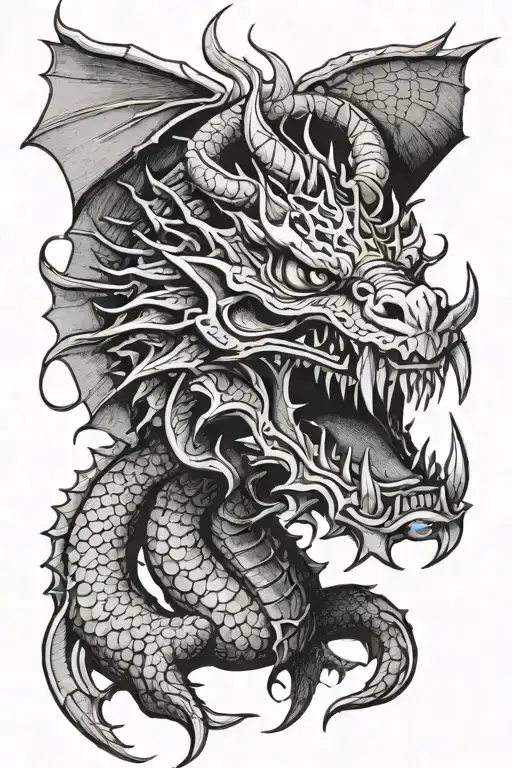 The Winged Dragon Of Ra With Open Mouth