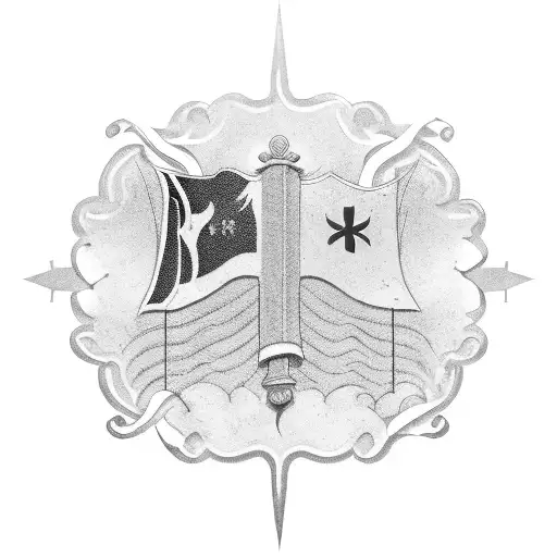 Vietnamese Nguyen Dynasty Flag