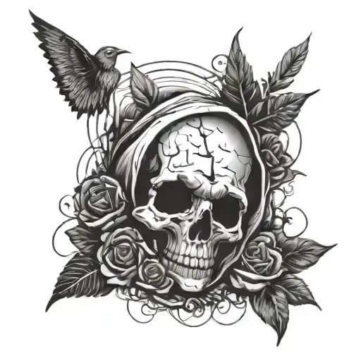 Fine Lines And Death Dark Emo Style