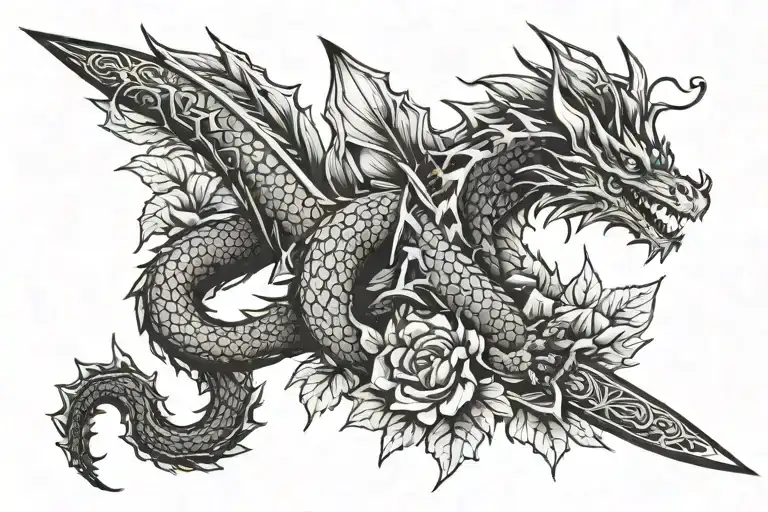 Dagger Dragon Leaves