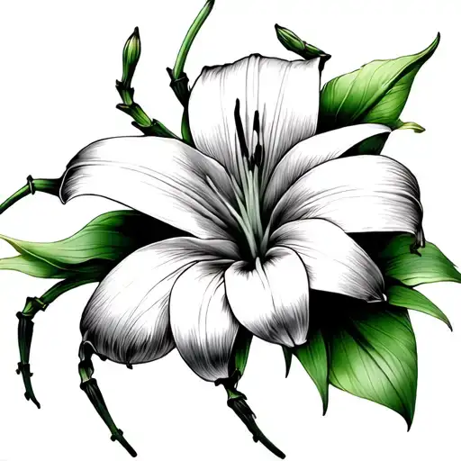 Lily Spider Flower With Other Colors