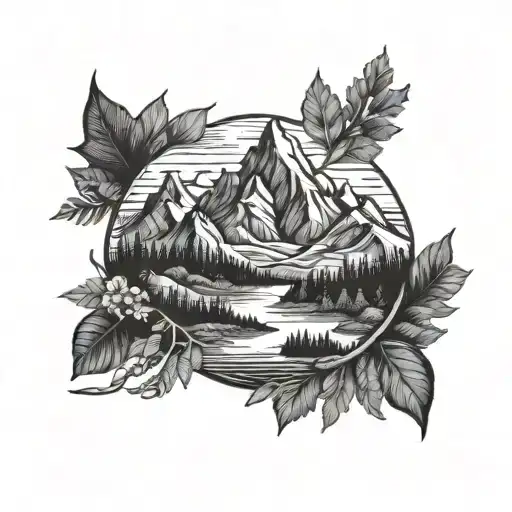 Nature Mountain Scene