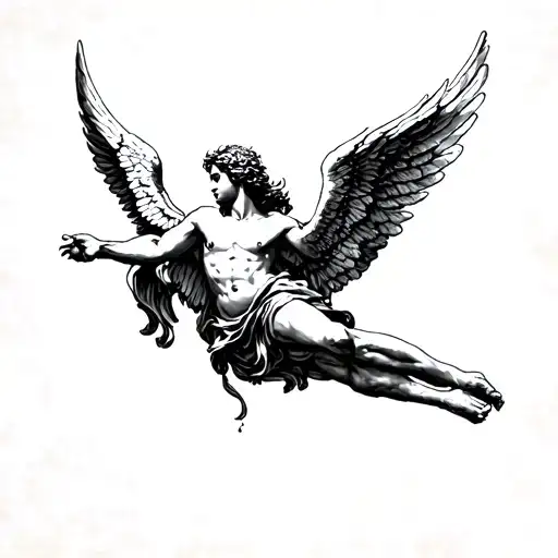 Icarus Falling Angel