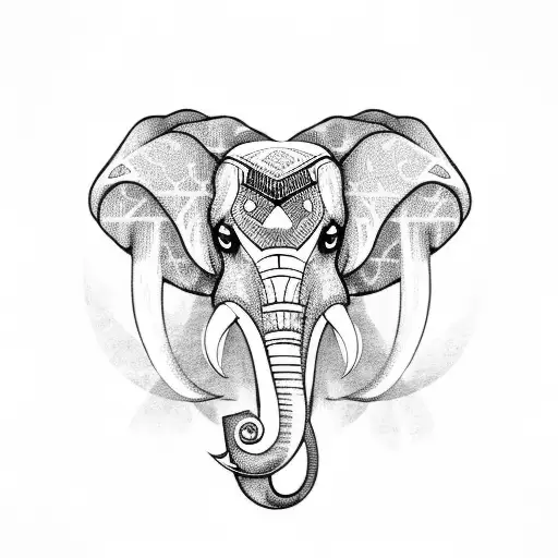 Elephant And Skull