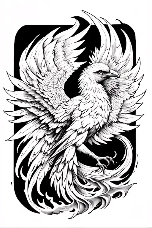 Phoenix Rising From The Ashes