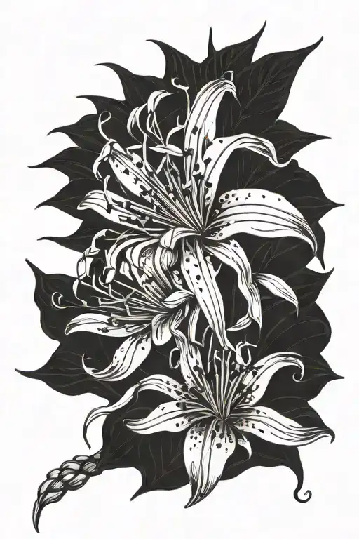 Spider Lily Arm Seeve