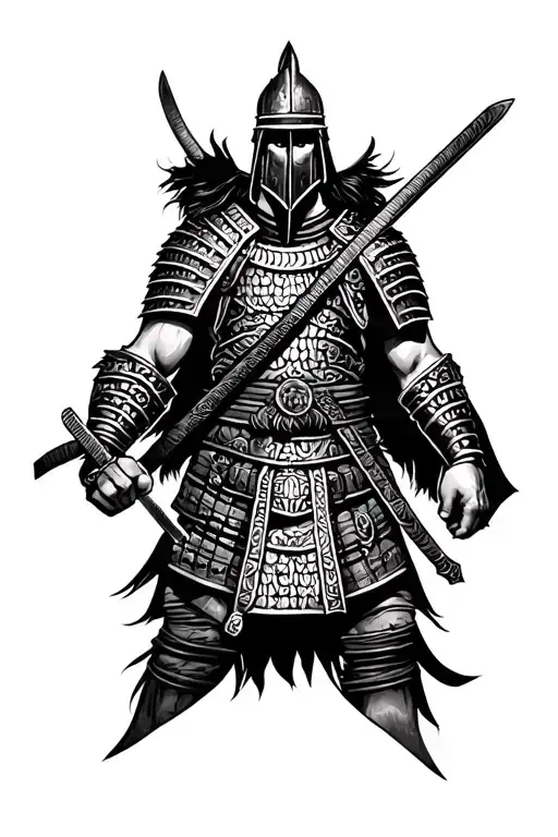 Gladiator And Samurai