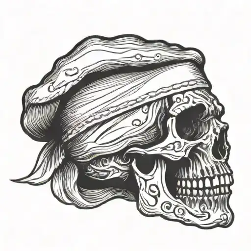 Skull With A Chef Hat