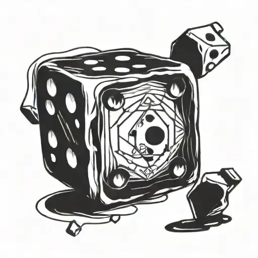 Dice Symbolizing The Gamble
