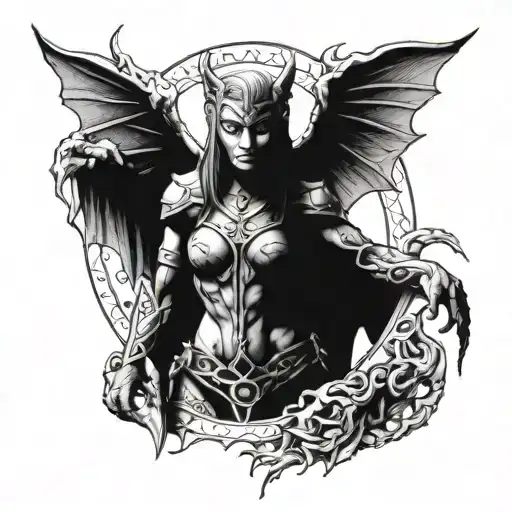 Female Gargoyle Warrior