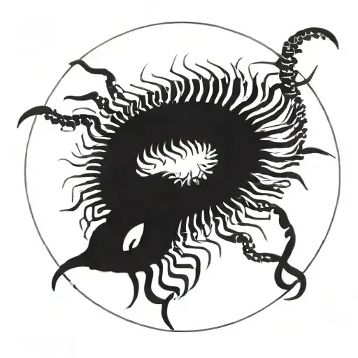 Centipede Eating Itself Circle