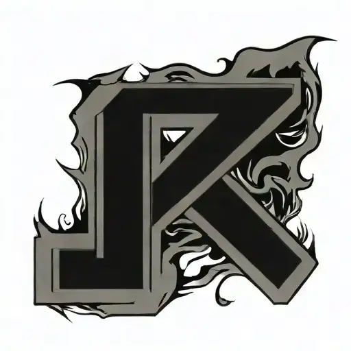 Number 12 Tattoo In Tribal Style