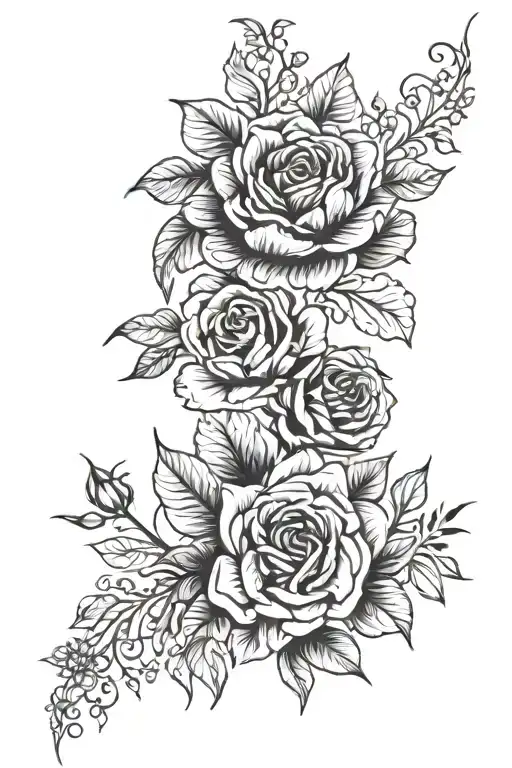 Queen Floral Background