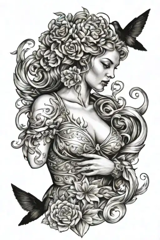 Beautiful Realistic Full Body Aphrodite