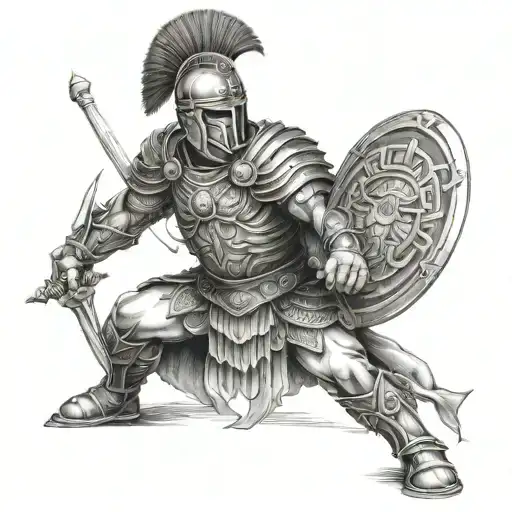 Roman Warrior Full Body