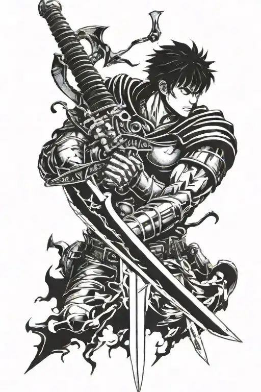 Berserk Anime Guts Sword
