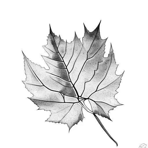 Quercus Palustris Leaf