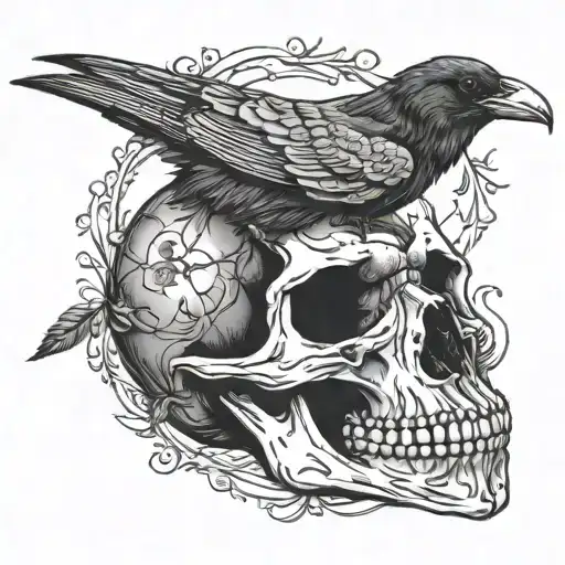 Raven Skull