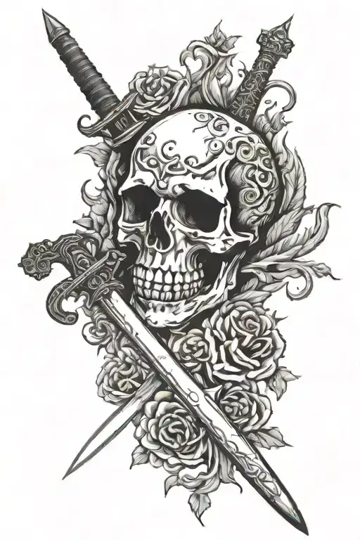 Skull Sword Surrounded
