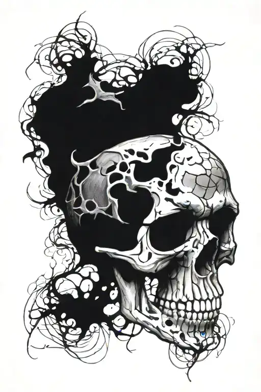 Disintegrated Skull Wearing