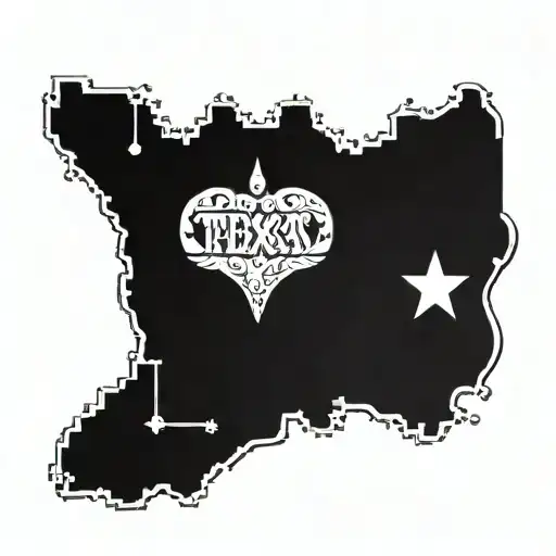 Texas With A Cessna And Paisley Design