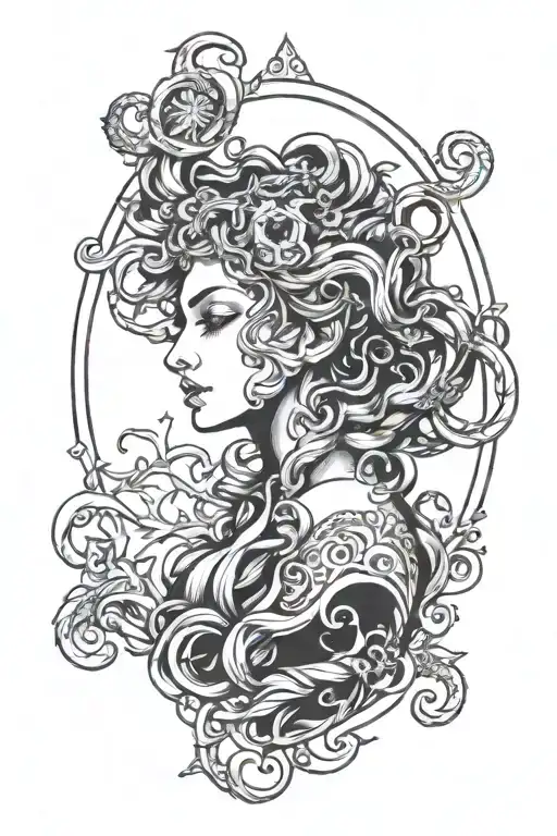 Nyx Goddess With Medusa