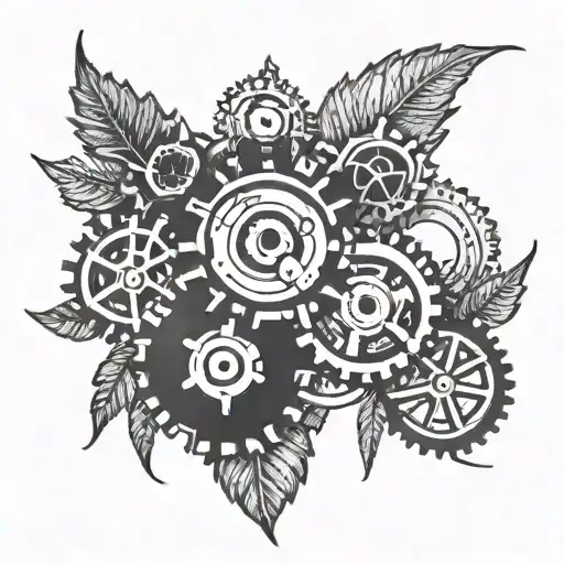2 Gears And Leaf