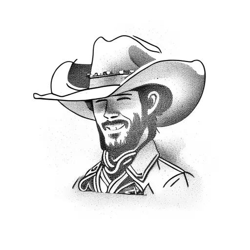 A Cowboy Lassoing A Thunderstorm