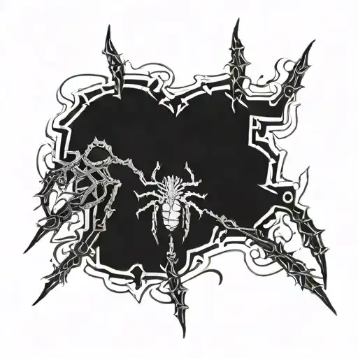 Hxh Spider Tattoo Design
