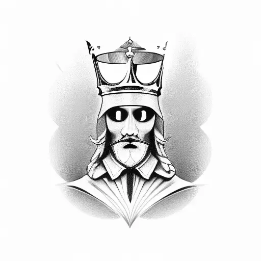 King Chess Piece Smoking Weed