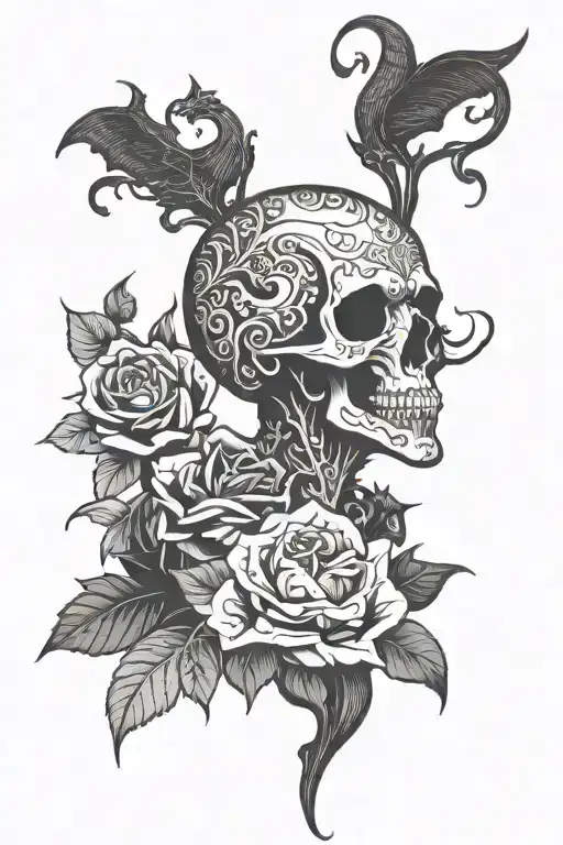 Symbolism Of Death And Rebirth Tattoo Male
