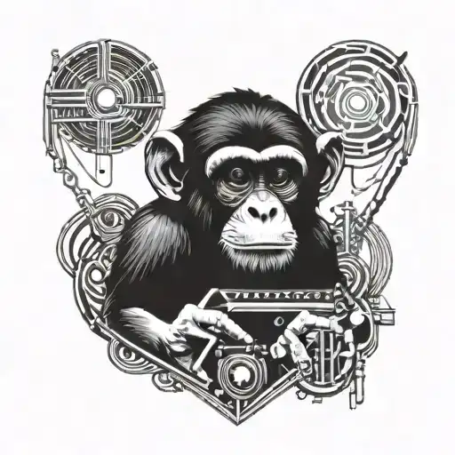 A Monkey With A Synth