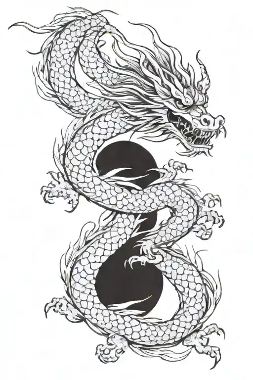 Japanese Dragon Tattoo On Back