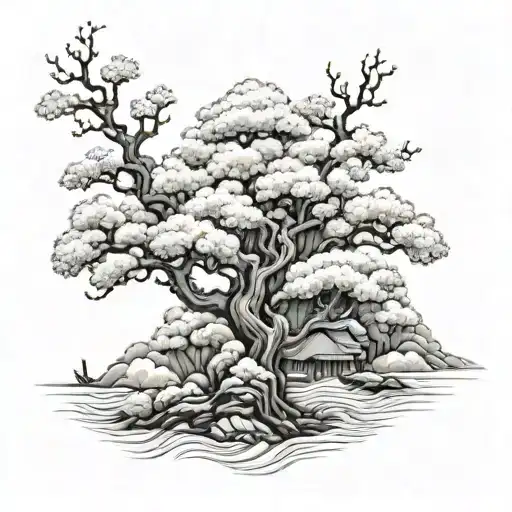 Sea Cloud Sakura Tree