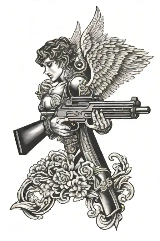 Eros With Gun
