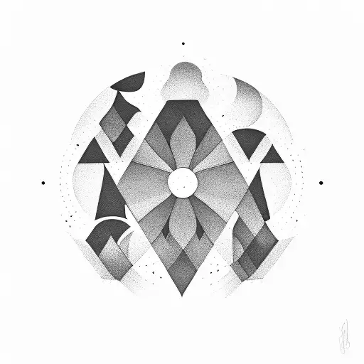 Round Abstract Shade