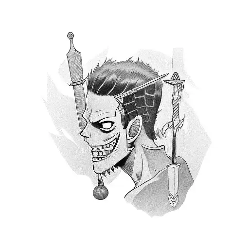 Zoro With Three Swords
