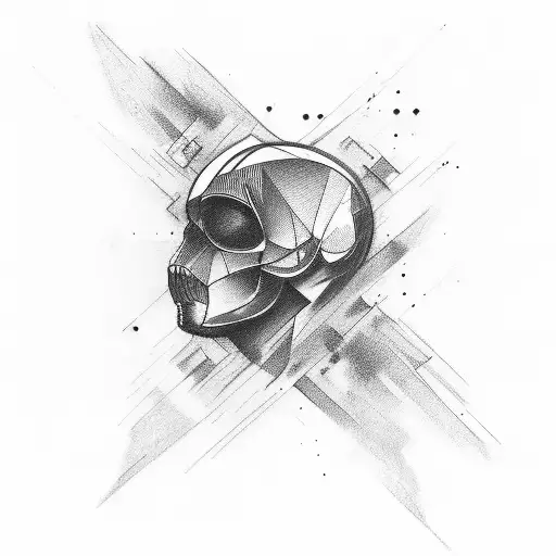 Abstract Sketch For The Knee From The Side