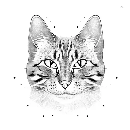 Samurai Tabby Cat With Katana