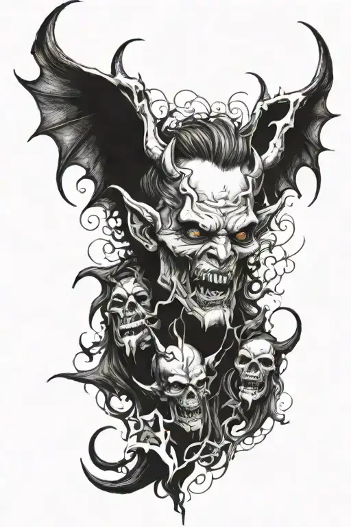 Evil Spirits Demons The Other Side Of Heaven Satan Demons Exorcism On The Forearm