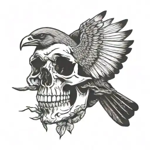 Bird And Skull