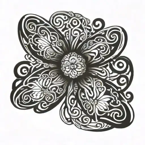 Celtic Butterfly Wings Surrounded