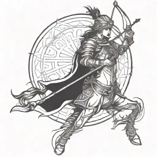 Sagittarius Archer Riding