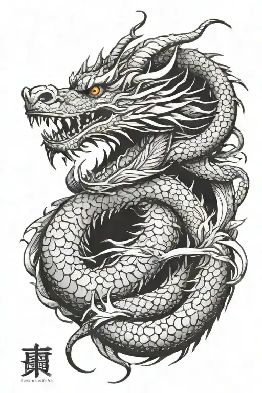 Oriantal Dragon With A Awp