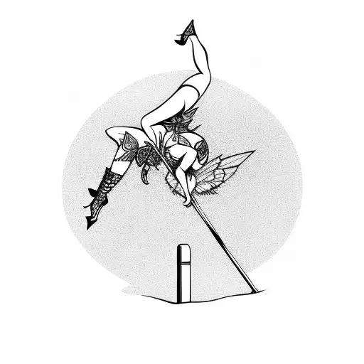 Pole Dancing Fairy Garden