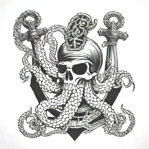 Octopus Pirates Anchor Going