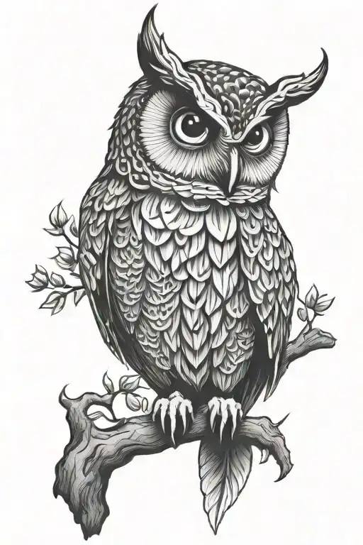Owl Sitting