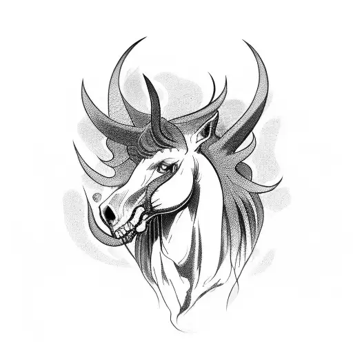 Demon Horse Full Body