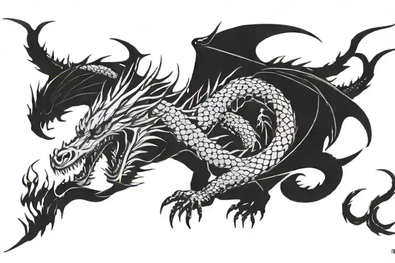 Guns And Fire Breathing Dragon